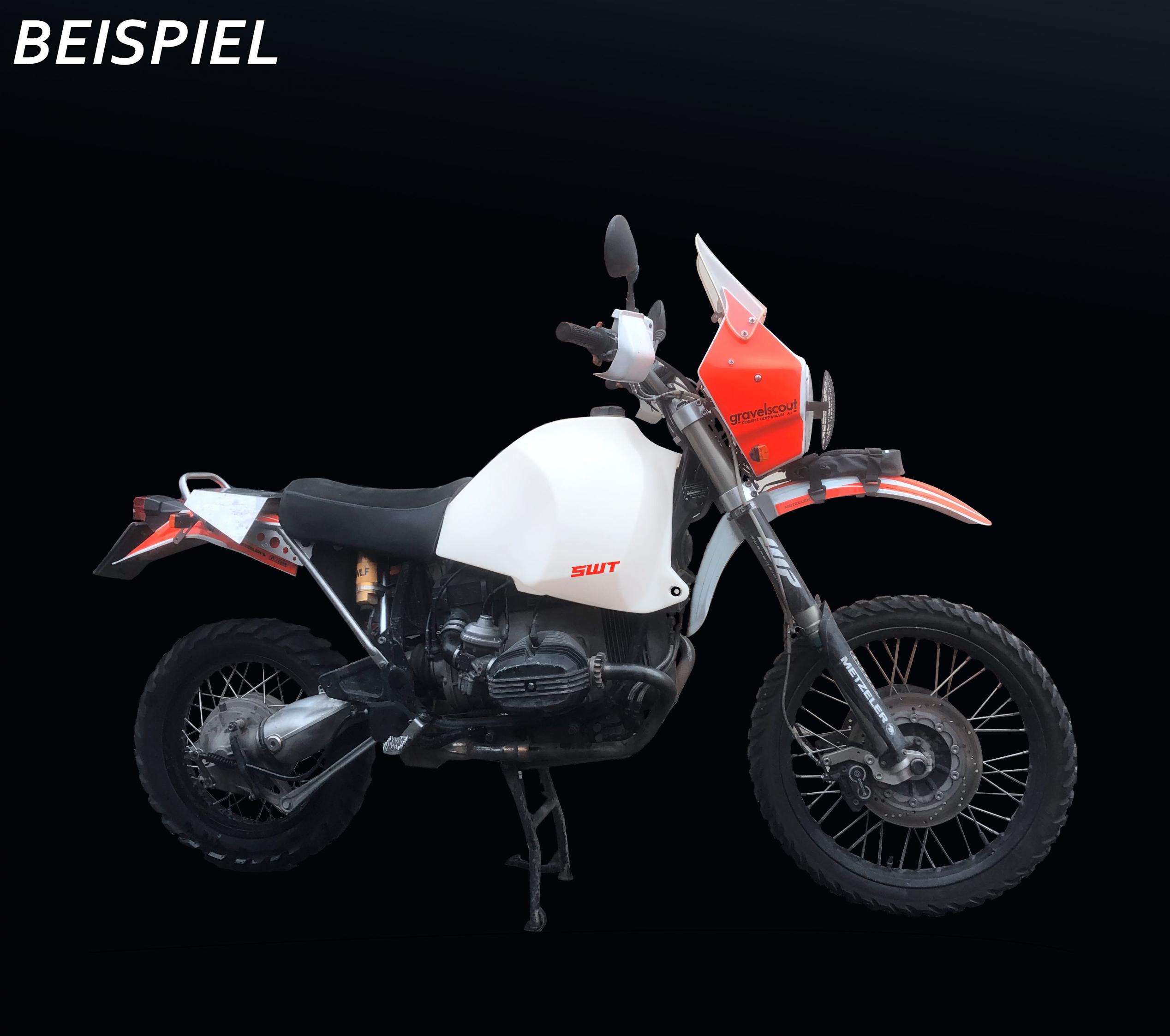 Serbatoio da 42 litri in Nylon ACERBIS  Verniciabile SWT  Desert Tank Bmw R 80 100 GS 