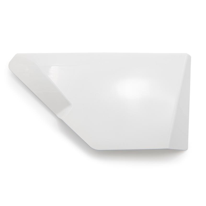 Fianchetto batteria lato destro per BMW R 80G/S, ST verniciato bianco