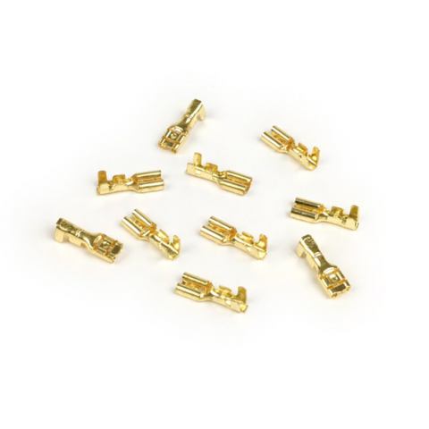 Faston innesto lamellare femmina 4.8mm  DIN 46247 - 10 pz