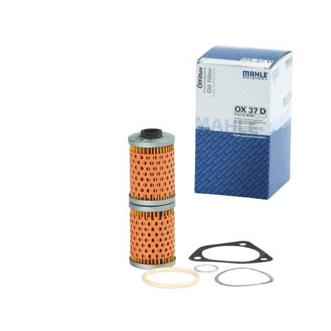 Kit filtro olio Mahle OX37D in 2 pezzi per BMW R 2V senza radiatore olio.