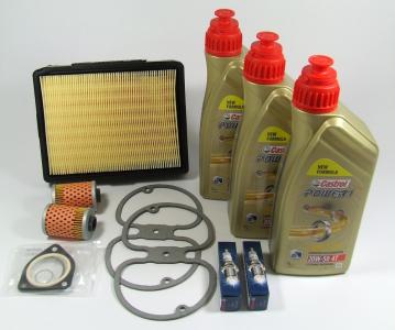 Kit tagliando 15000 KM Bmw R 2V modelli con radiatore olio con olio Castrol Power1 20w50