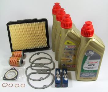 Kit tagliando 25000 KM Bmw R 2V modelli senza radiatore olio con olio Castrol Power1 20w50