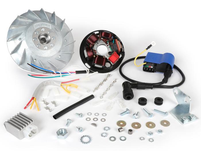 Kit conversione accensione da puntine ad elettronica per Vespa PX della BGM Pro 